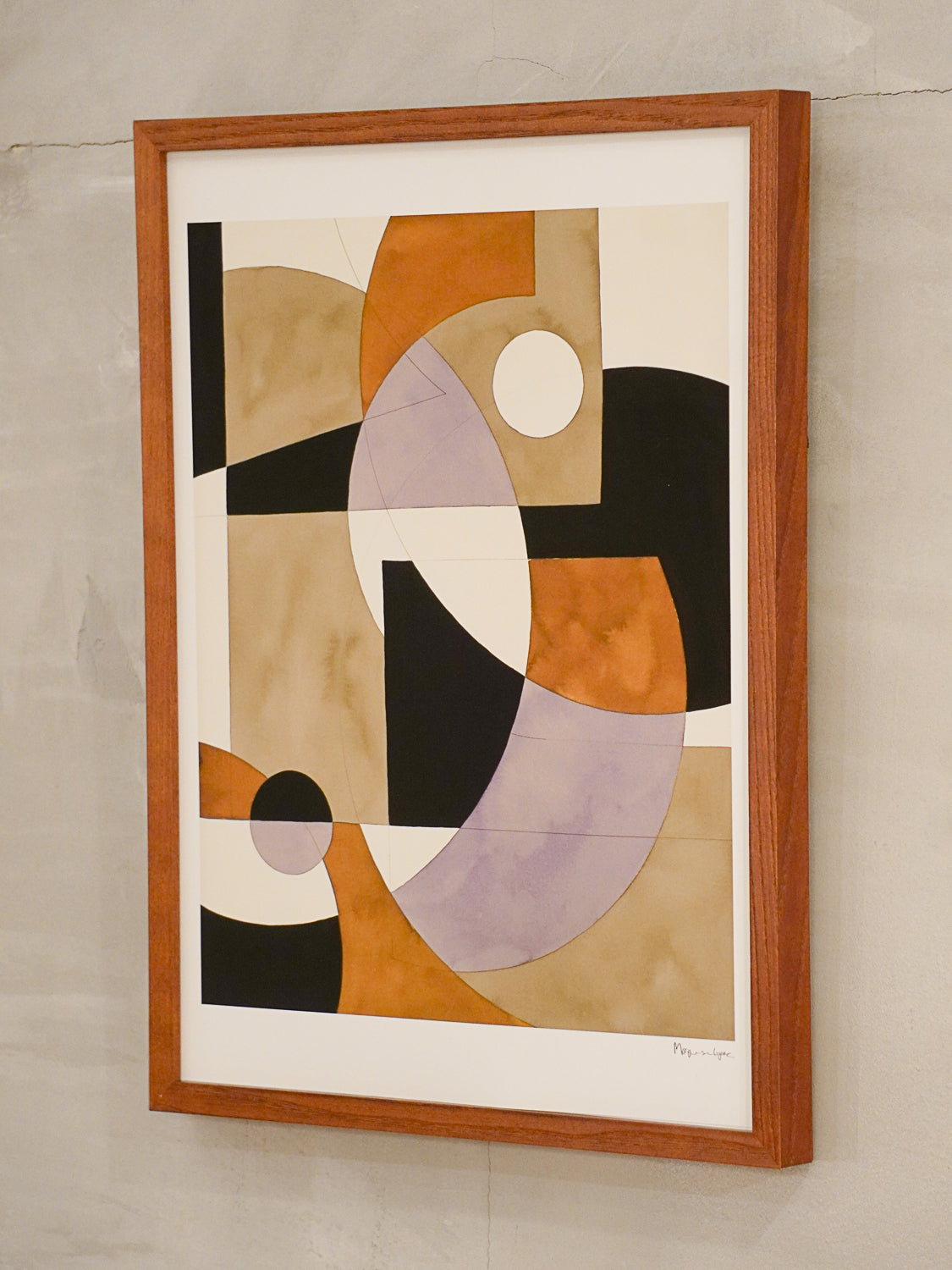 The poster club , Berit Mogensen Lopez - "Composition 02" 30×40 - Denmark