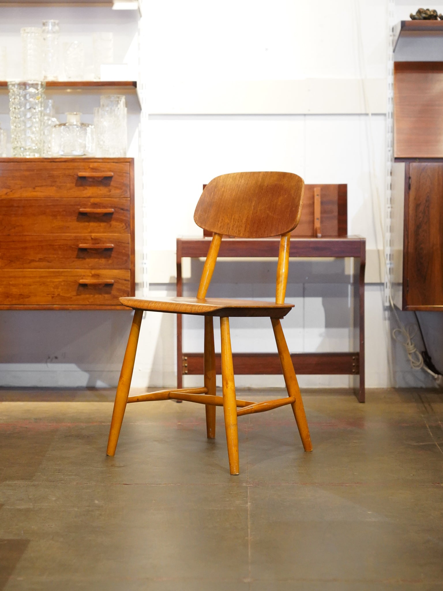 Nässjö Stolfabrik - チークウッド ダイニングチェア - 1950's-1960's , Sweden - 大和店