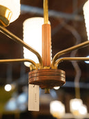 デザインガラス 5灯シャンデリア <br> cerote antiques