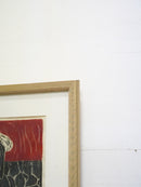 Jens Mathisen<br> "Mädchen mit Hut" ウォールアート<br>1959"s Sweden<br>大和店