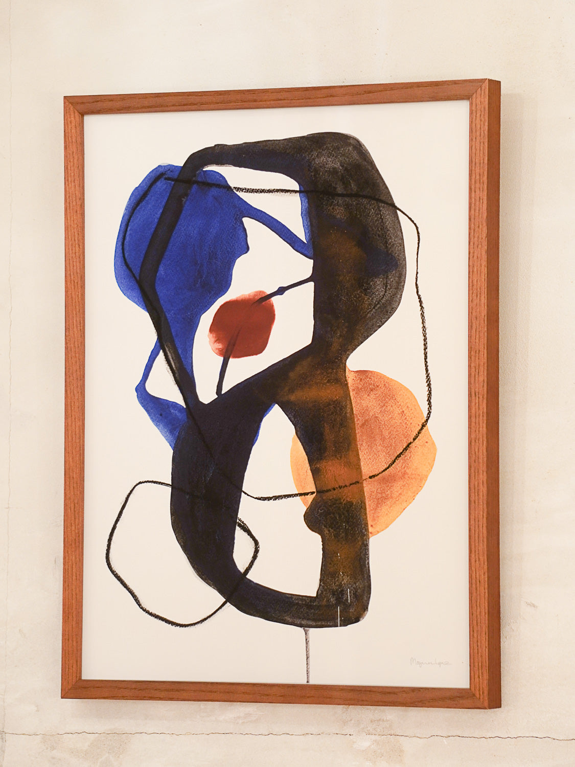 The poster club , Berit Mogensen Lopez - "Link" 30×40 - Denmark