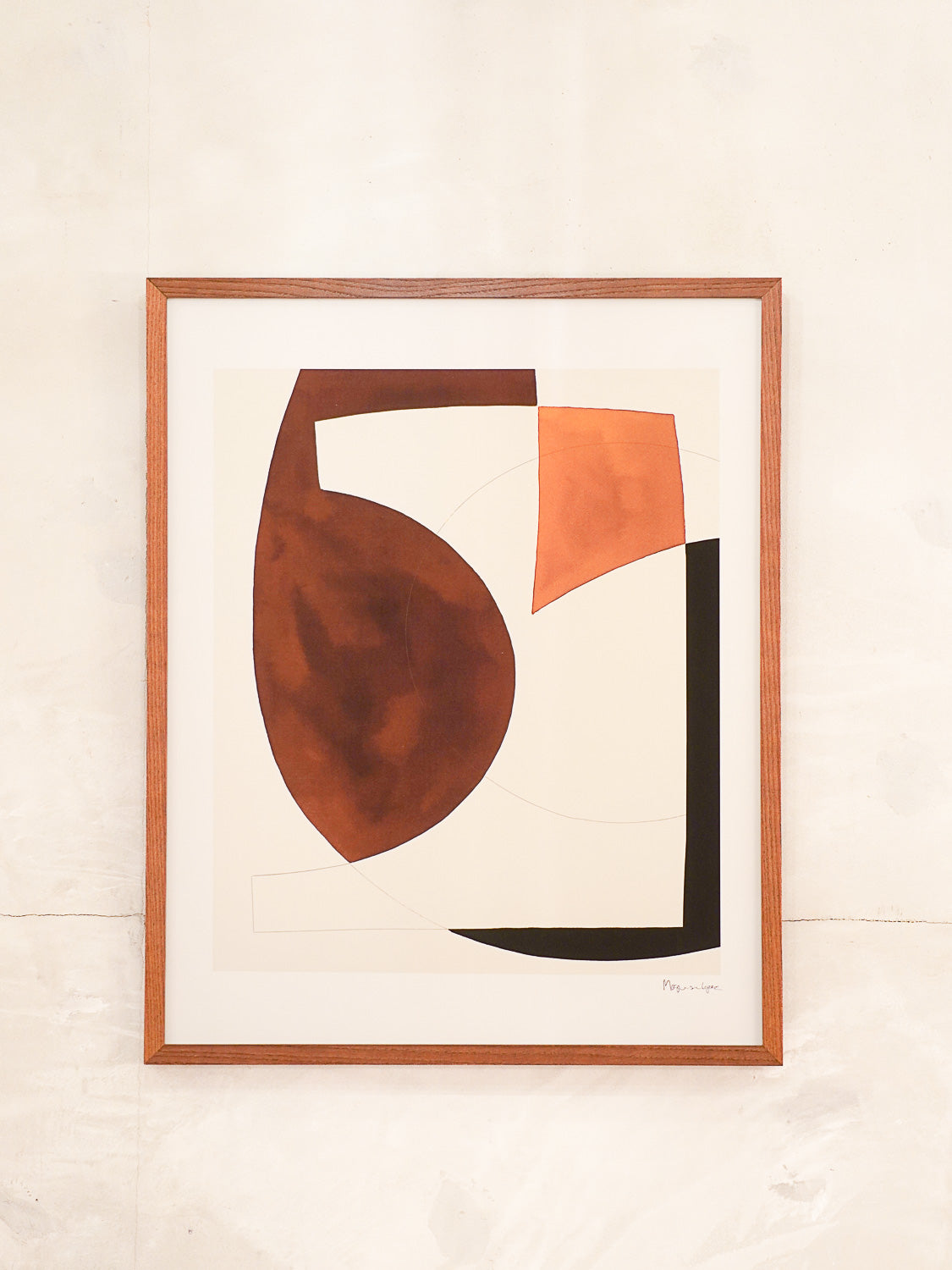 The poster club , Berit Mogensen Lopez - "Composition 01" 40×50 - Denmark
