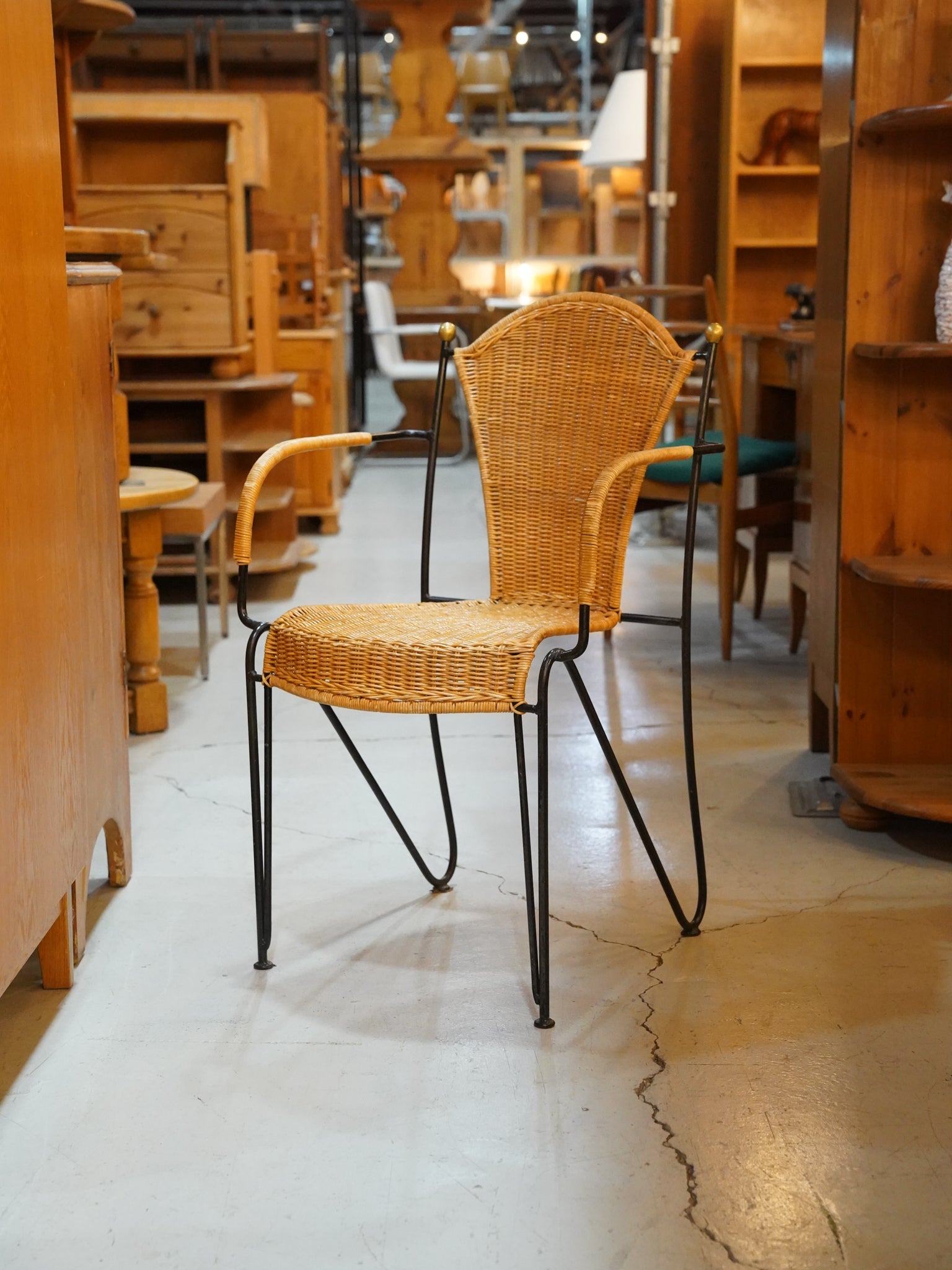 Frederick Weinberg - アイアンアームチェア - 1950s-1960s - cerote antiques