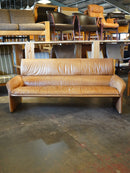 レザー 3シーターソファ <br> cerote antiques