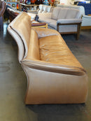 レザー 3シーターソファ <br> cerote antiques
