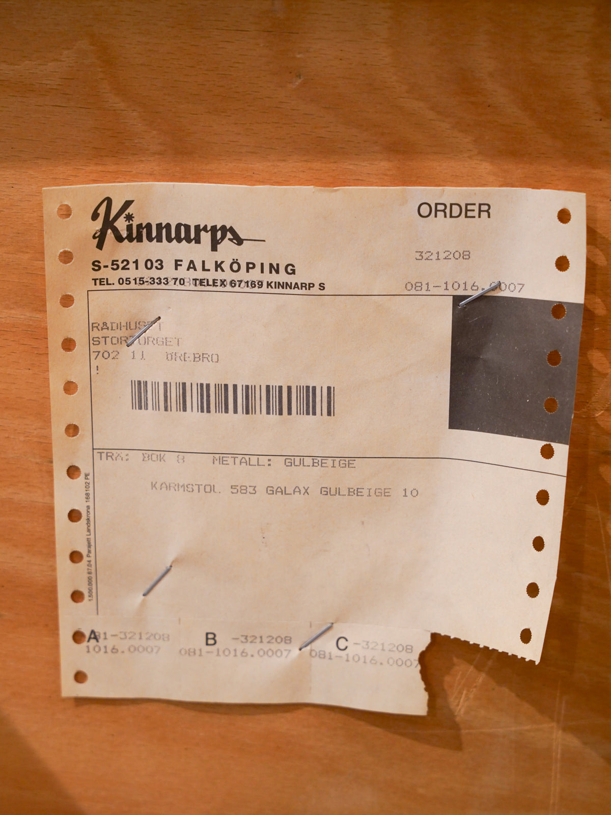 Kinnarps - Sweden - ダイニングチェア
