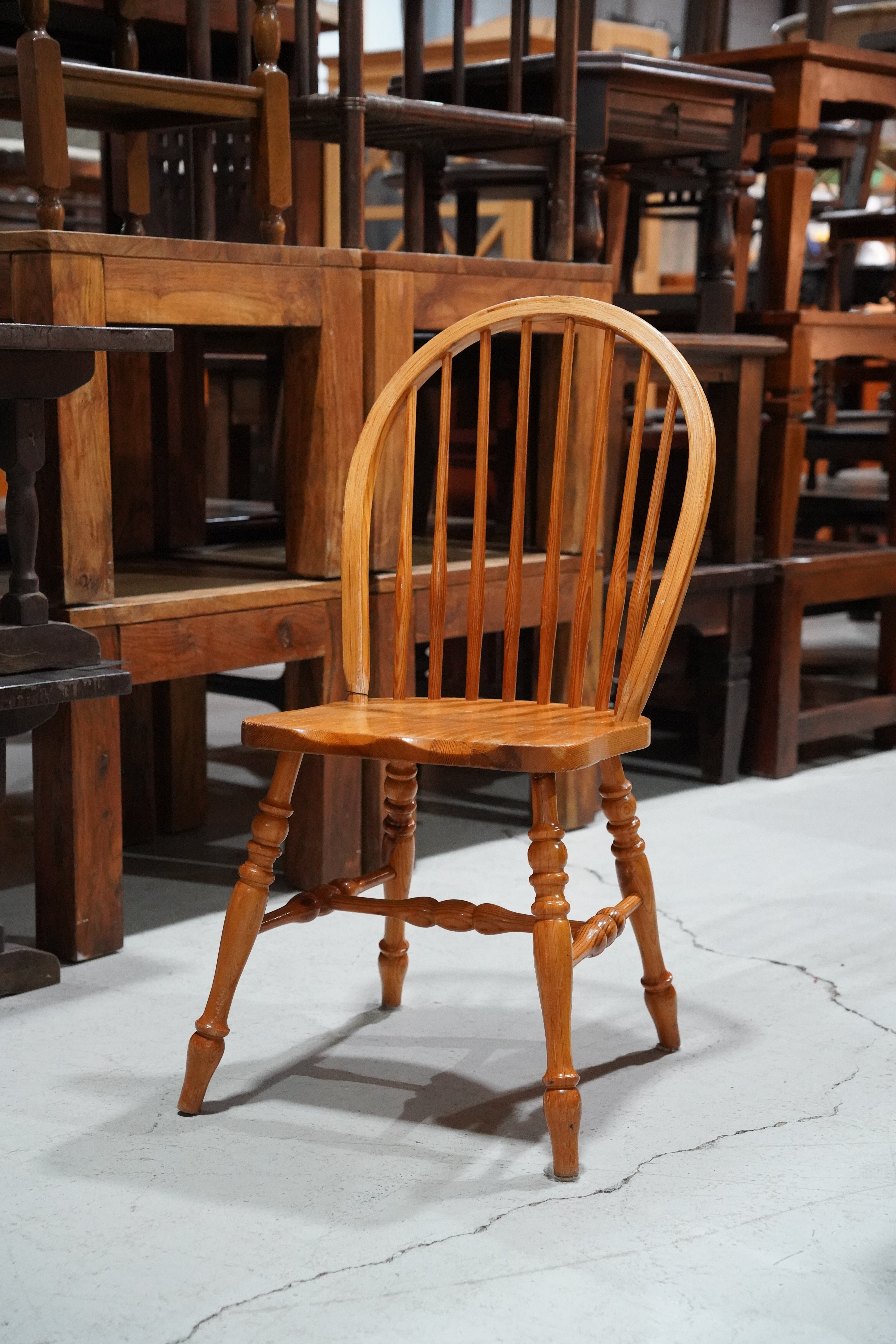 ウッド フープバックチェア - cerote antiques