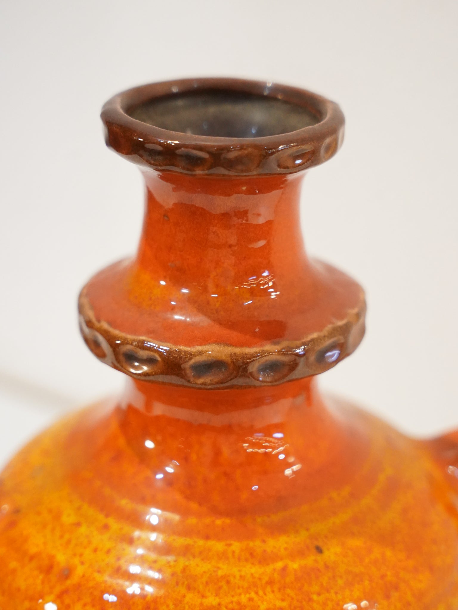 Carstens Tönnieshof 7326/25 - Fat Lava セラミックフラワーベース - 1960's-1970's , West Germany - cerote antiques
