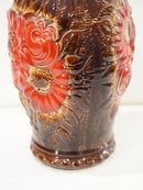 Scheurich 487/45 <br>Fat Lava <br>セラミック フラワーベース <br>1960's-1970's , West Germany <br>大和店