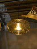 Fåglaviks Glasbruk <br>ガラスペンダントランプ<br> 1960-70's, Sweden <br> 大和店