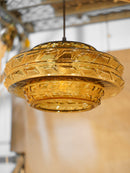 Fåglaviks Glasbruk <br>ガラスペンダントランプ<br> 1960-70's, Sweden <br> 大和店