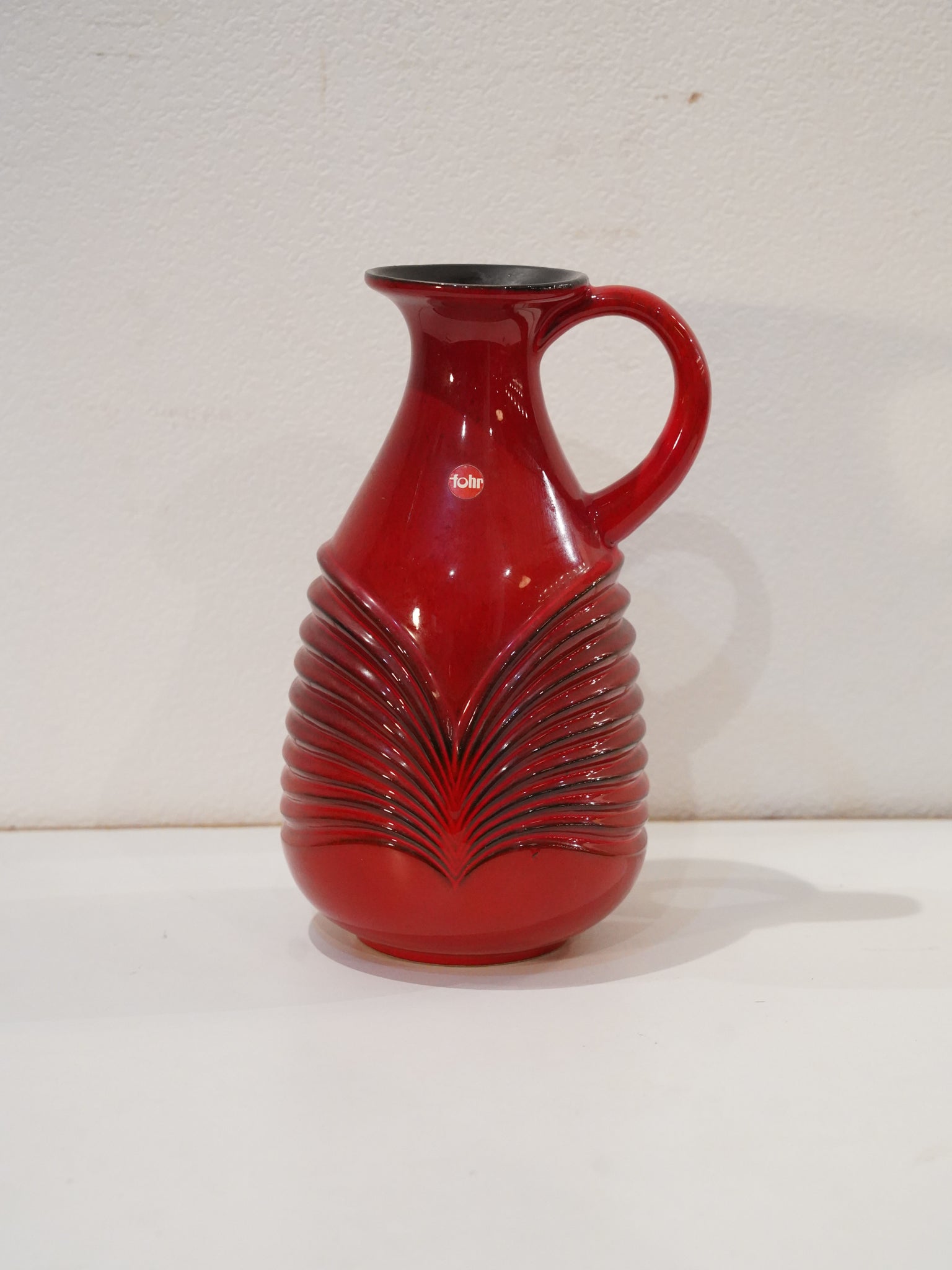 Fohr Keramik 435/28 - Fat Lava - セラミック フラワーベース - 1960's , West Germany - cerote antiques