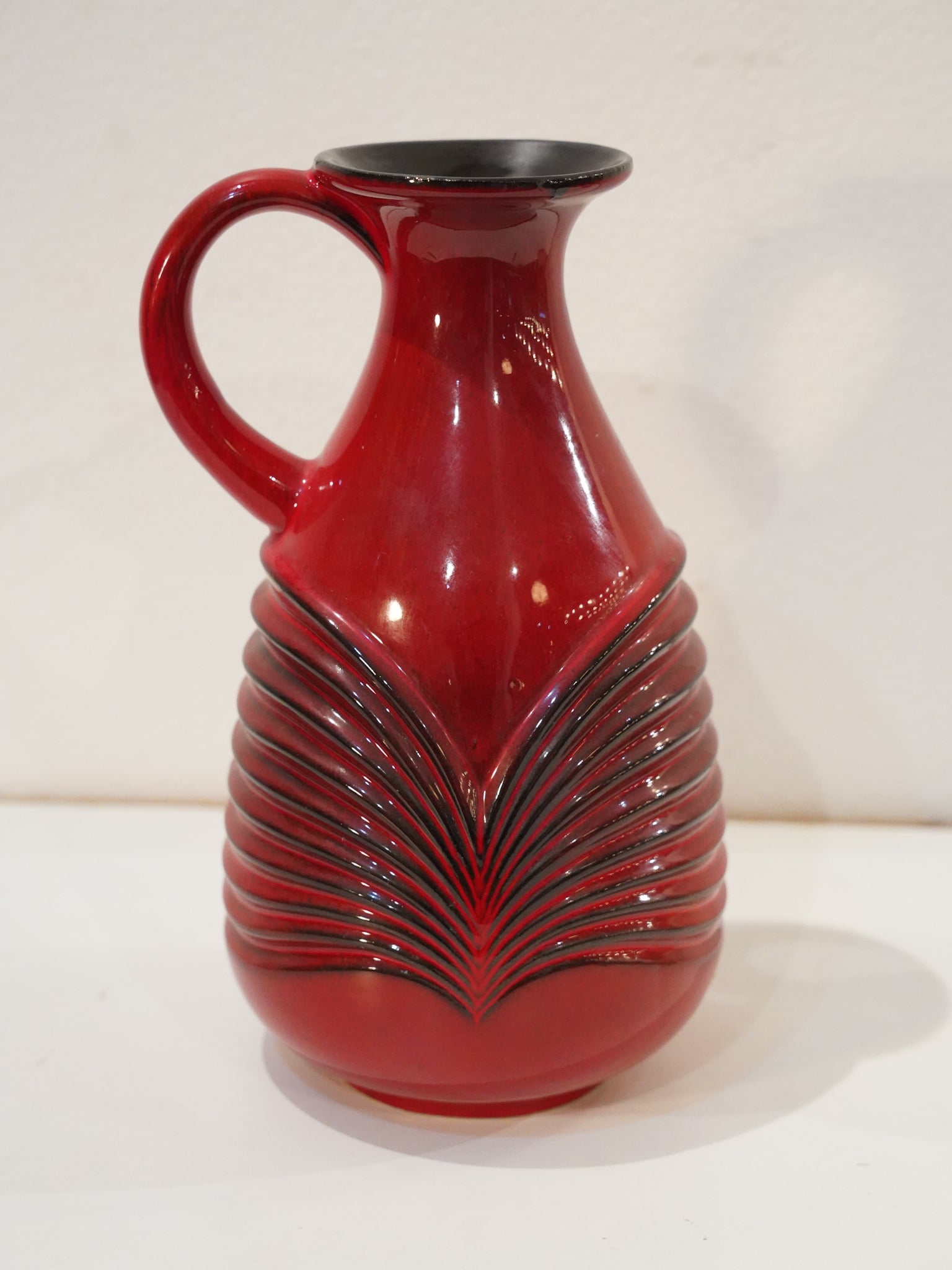 Fohr Keramik 435/28 - Fat Lava - セラミック フラワーベース - 1960's , West Germany - cerote antiques