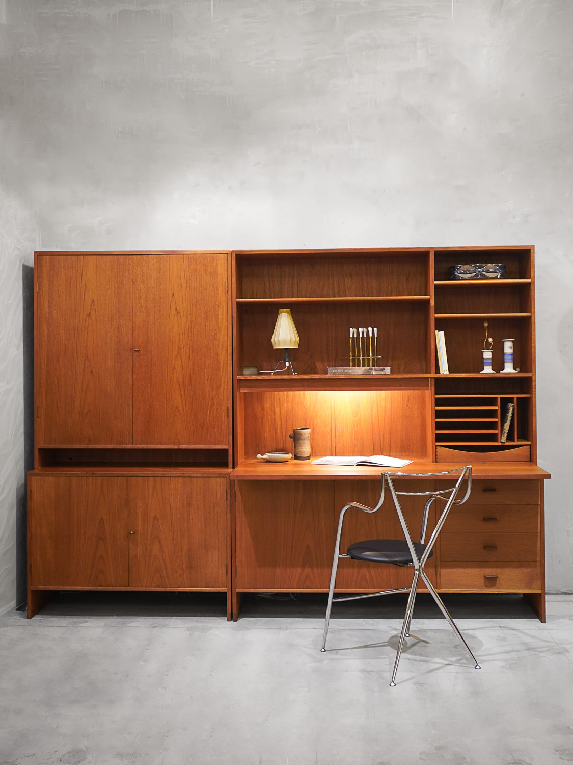 RY Møbler , Hans J. Wegner - Denmark , 1960's - ライティングキャビネット