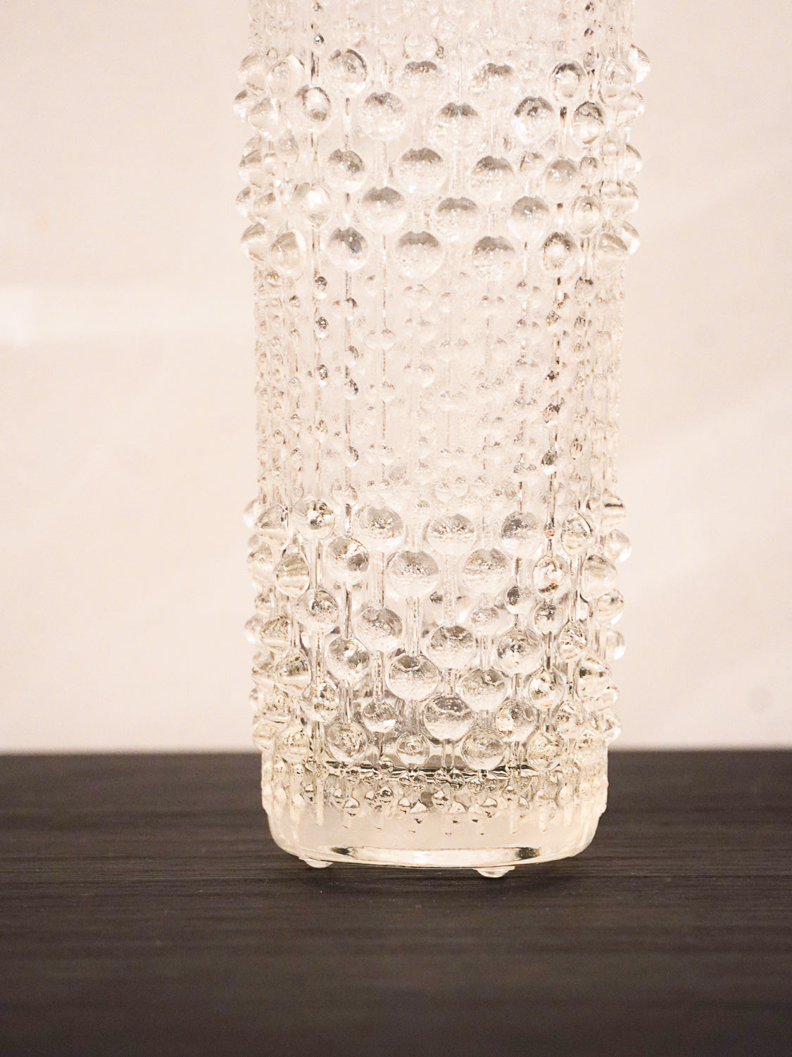 Heřmanova Huť , FRANTISEK PECENY - Czech , 1970's -  ‘CANDLE WAX’ ガラスフラワーベース