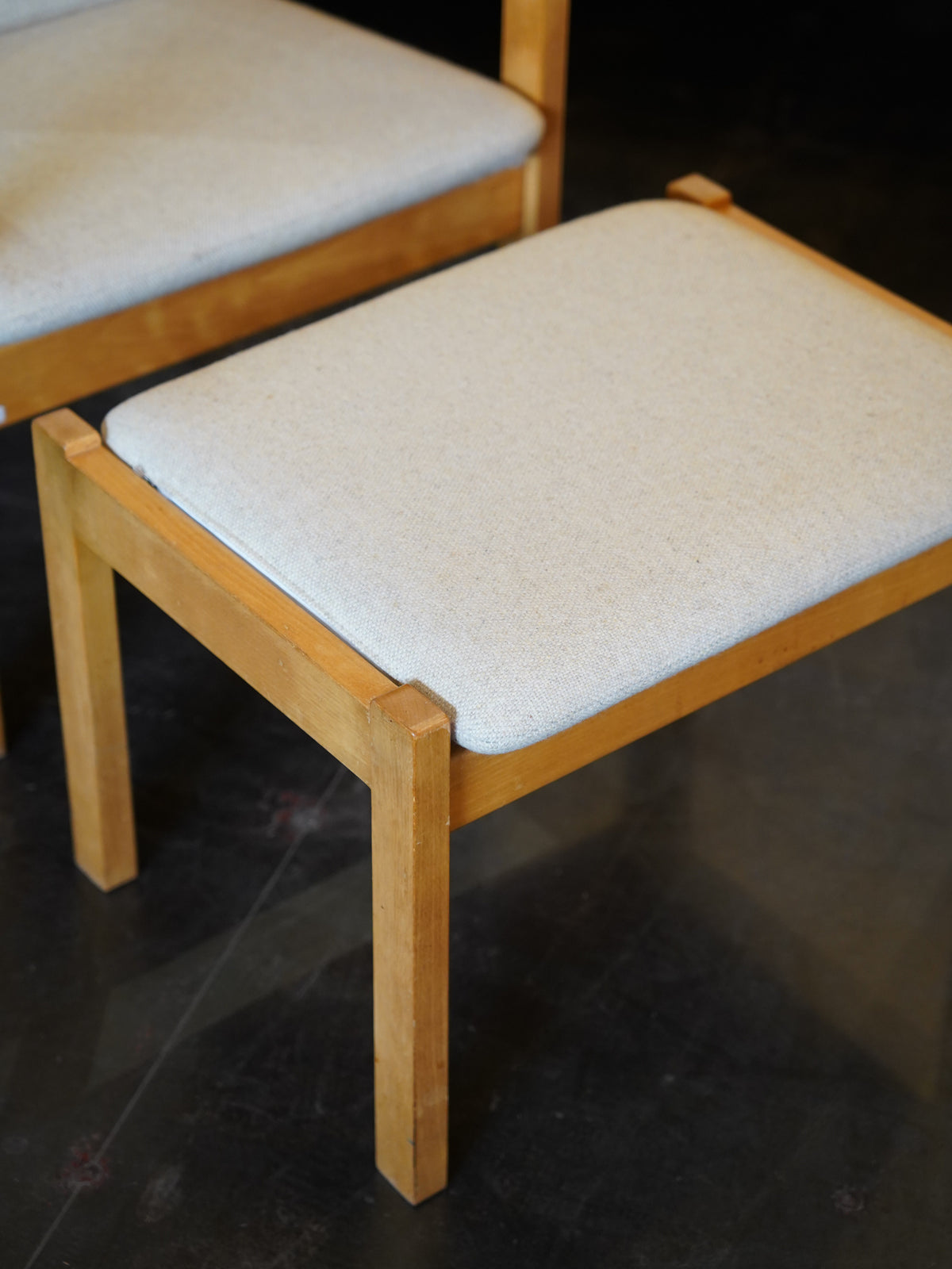 GETAMA , Hans J. Wegner - ファブリック ハイバックイージーチェア＆オットマン - Denmark