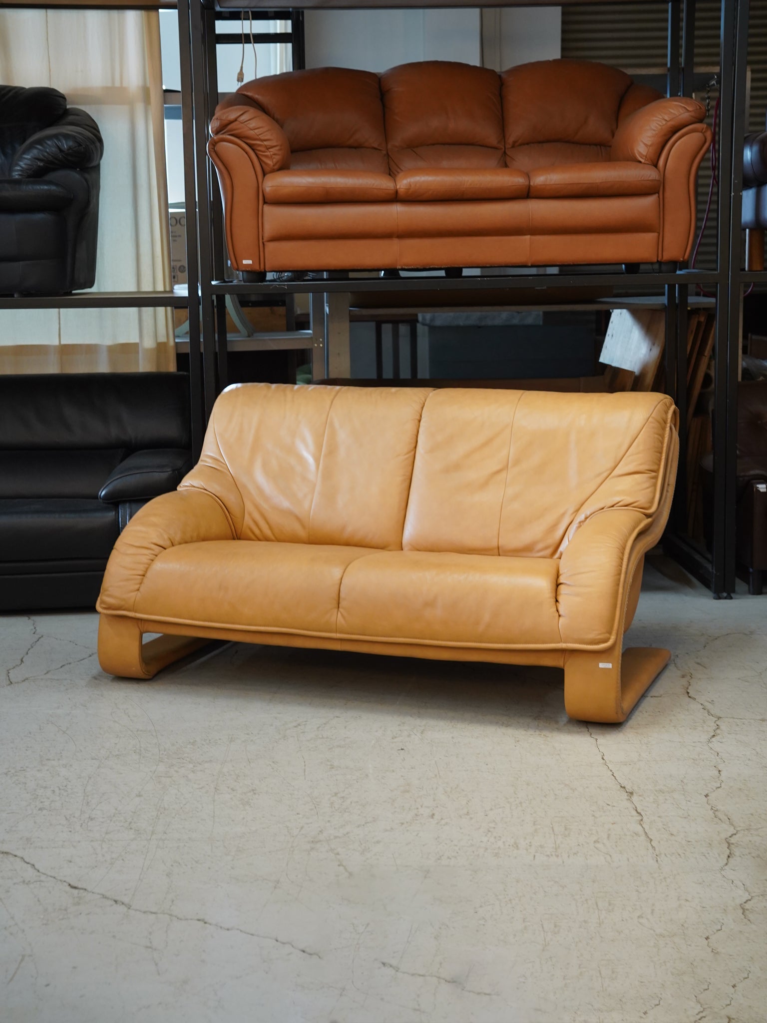 himolla - レザー 2シーターソファ - Germany - cerote antiques