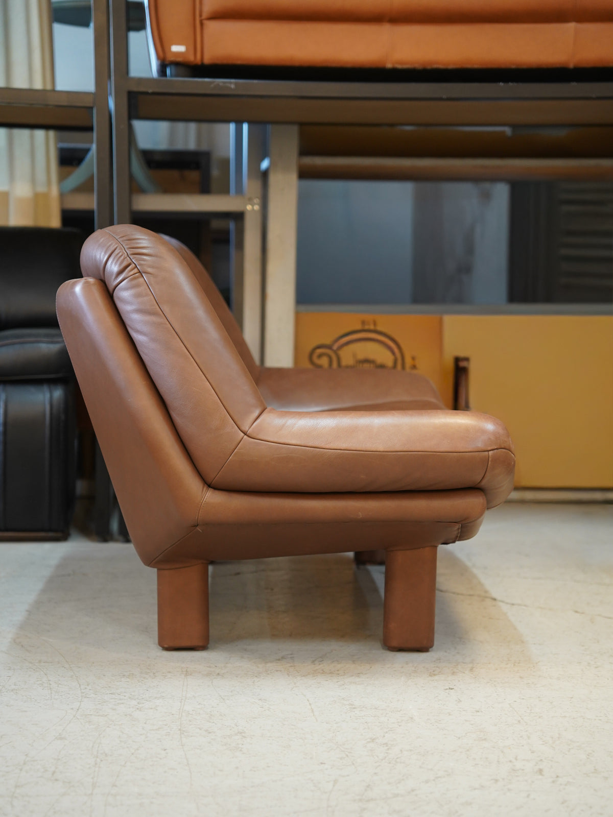 1970's , Sweden - レザー 2シーターソファ