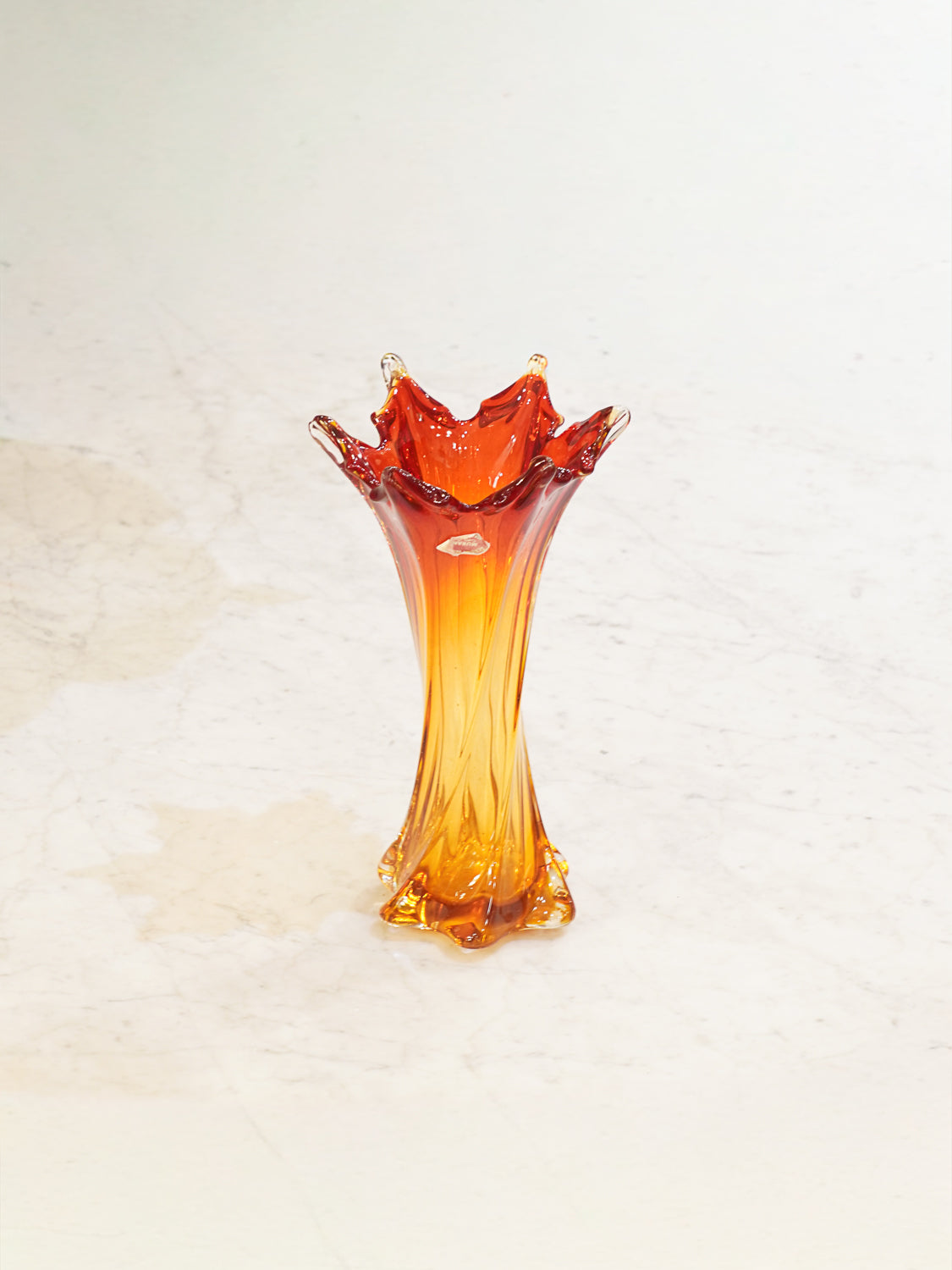 Murano - ガラス フラワーベース - 1950-60's , Italy - cerote antiques