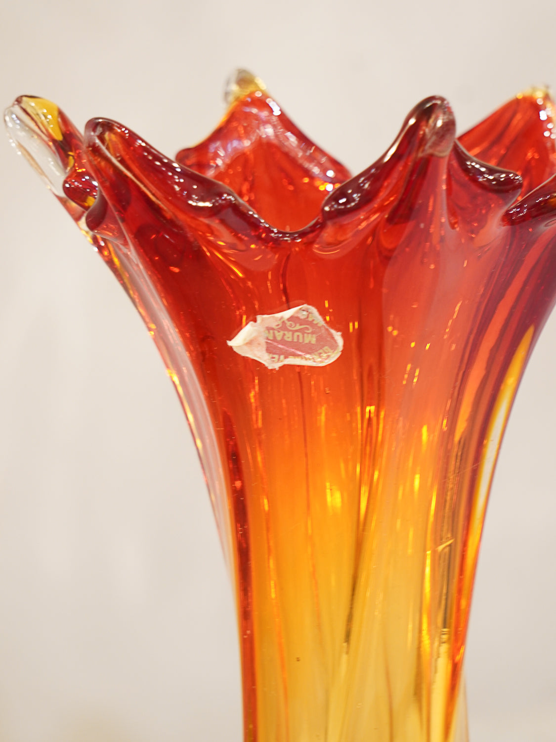 Murano - 1950-60's , Italy - ガラス フラワーベース