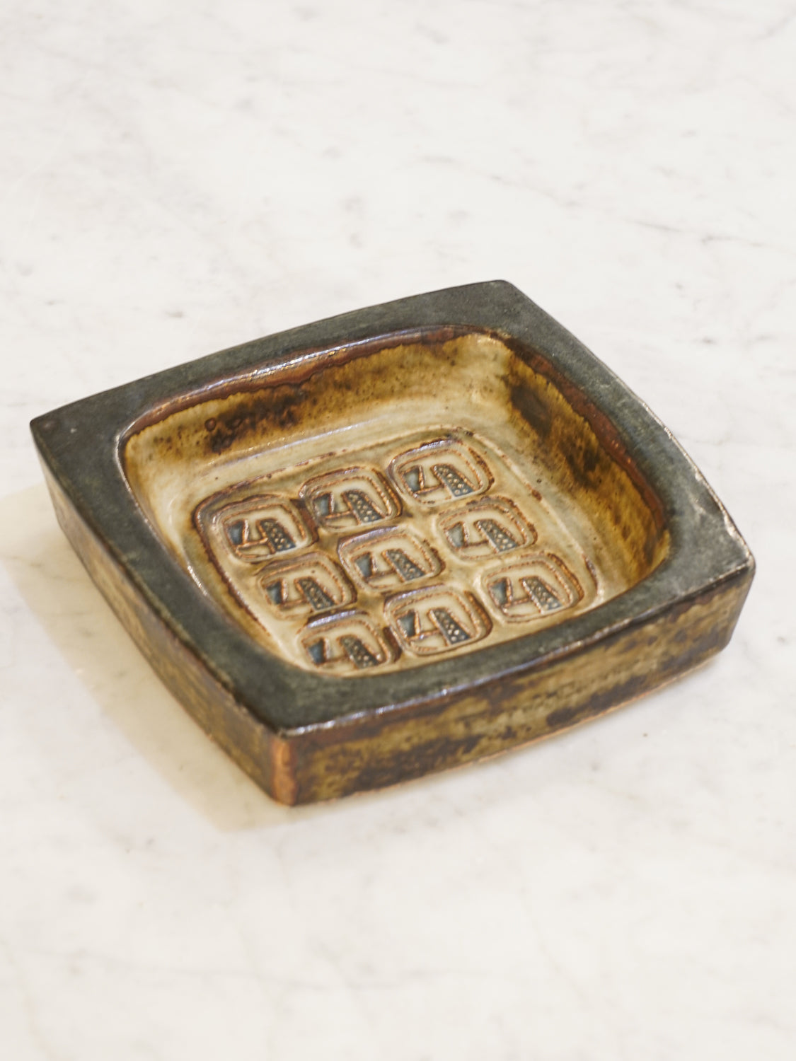 Royal Copenhagen "Jørgen Mogensen" - スクエアトレイ - 1960'sDenmark - bob's box