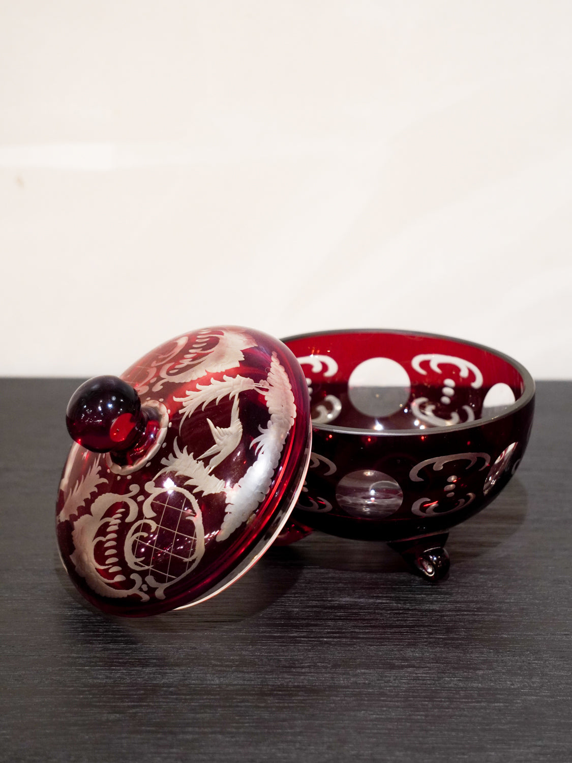 Wittig Crystal  - Czech , 1960s - エーゲルマン ガラス セット
