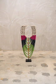 Versmissen<br>Necklace Black/Red/Green On Stand <br>cerote antiques・大和店・大阪店 - ヴィンテージ SHARK ATTACK