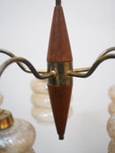 デザインガラス 5灯シャンデリア <br> cerote antiques