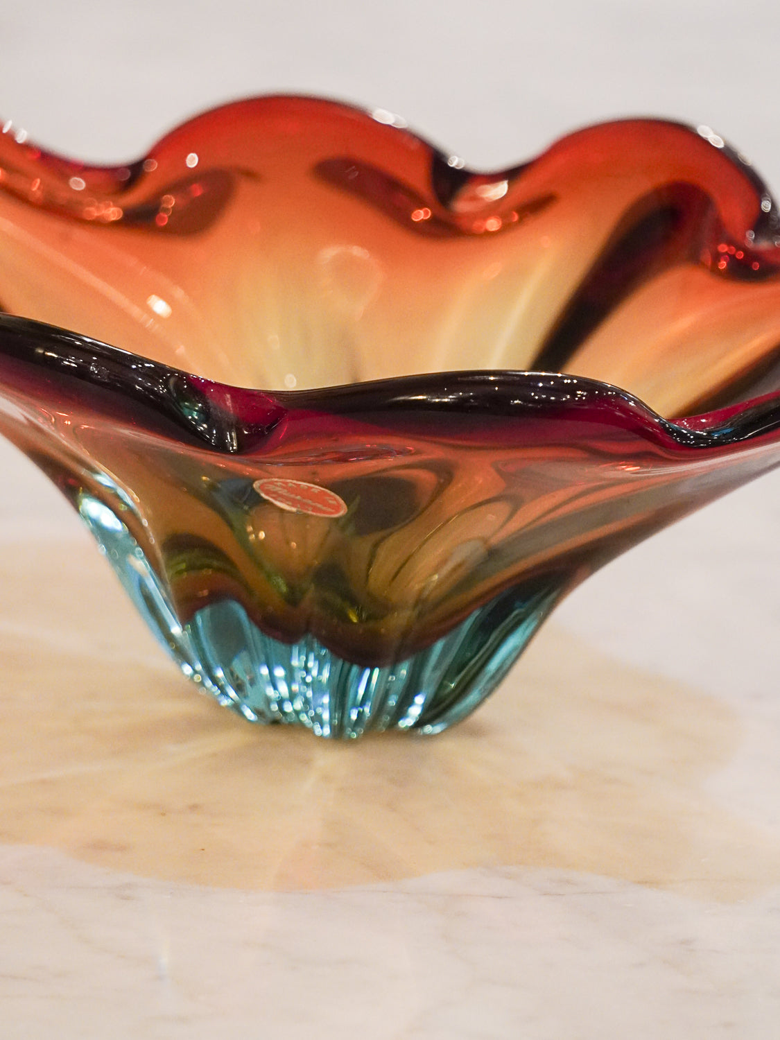 Murano - ガラス トレイ - 1960-70's , Italy
