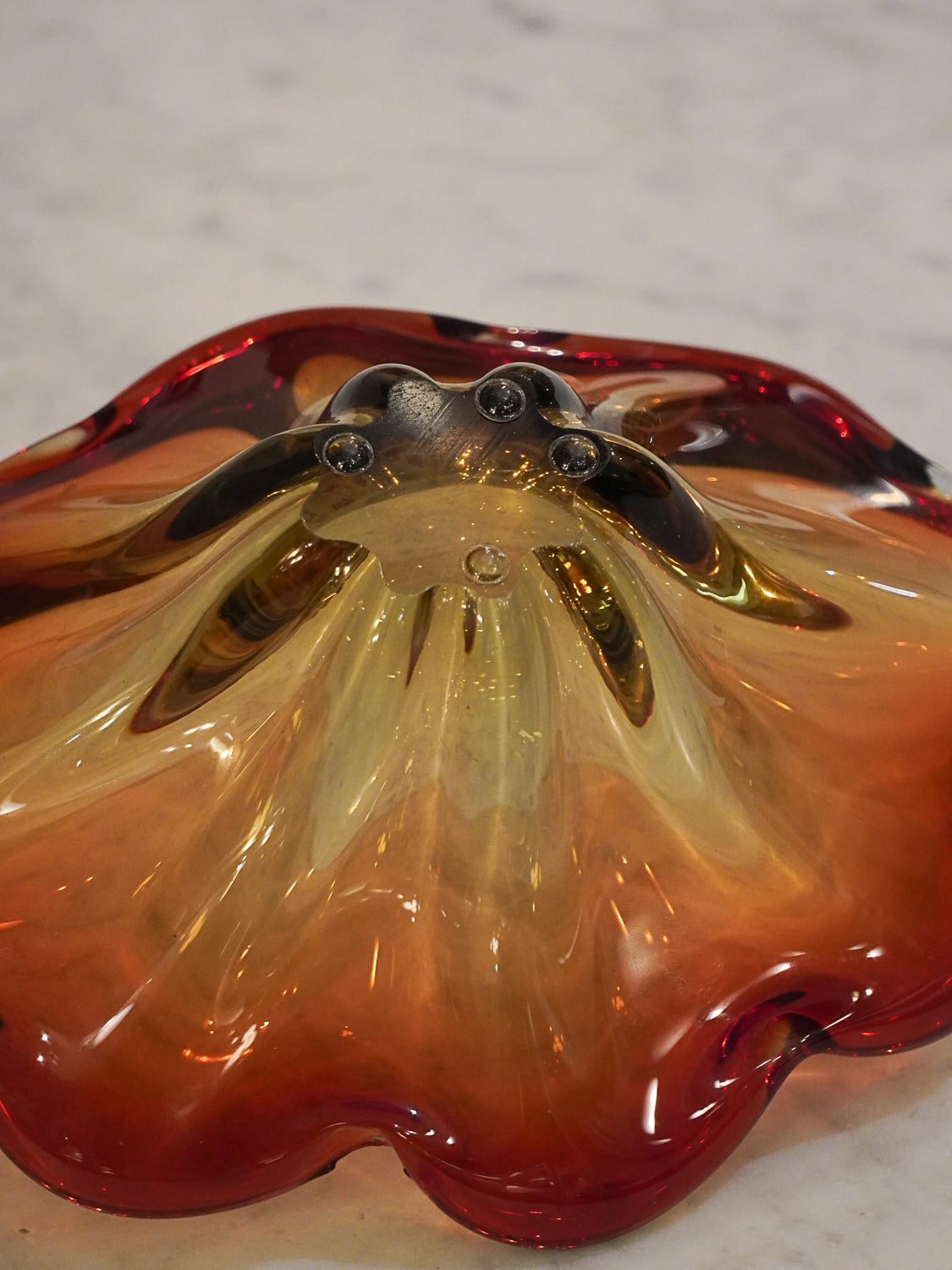 Murano - ガラス トレイ - 1960-70's , Italy
