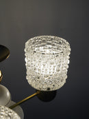 デザインガラス 3灯シャンデリア <br>1960's-1970's, Czechoslovakia <br>cerote antiques