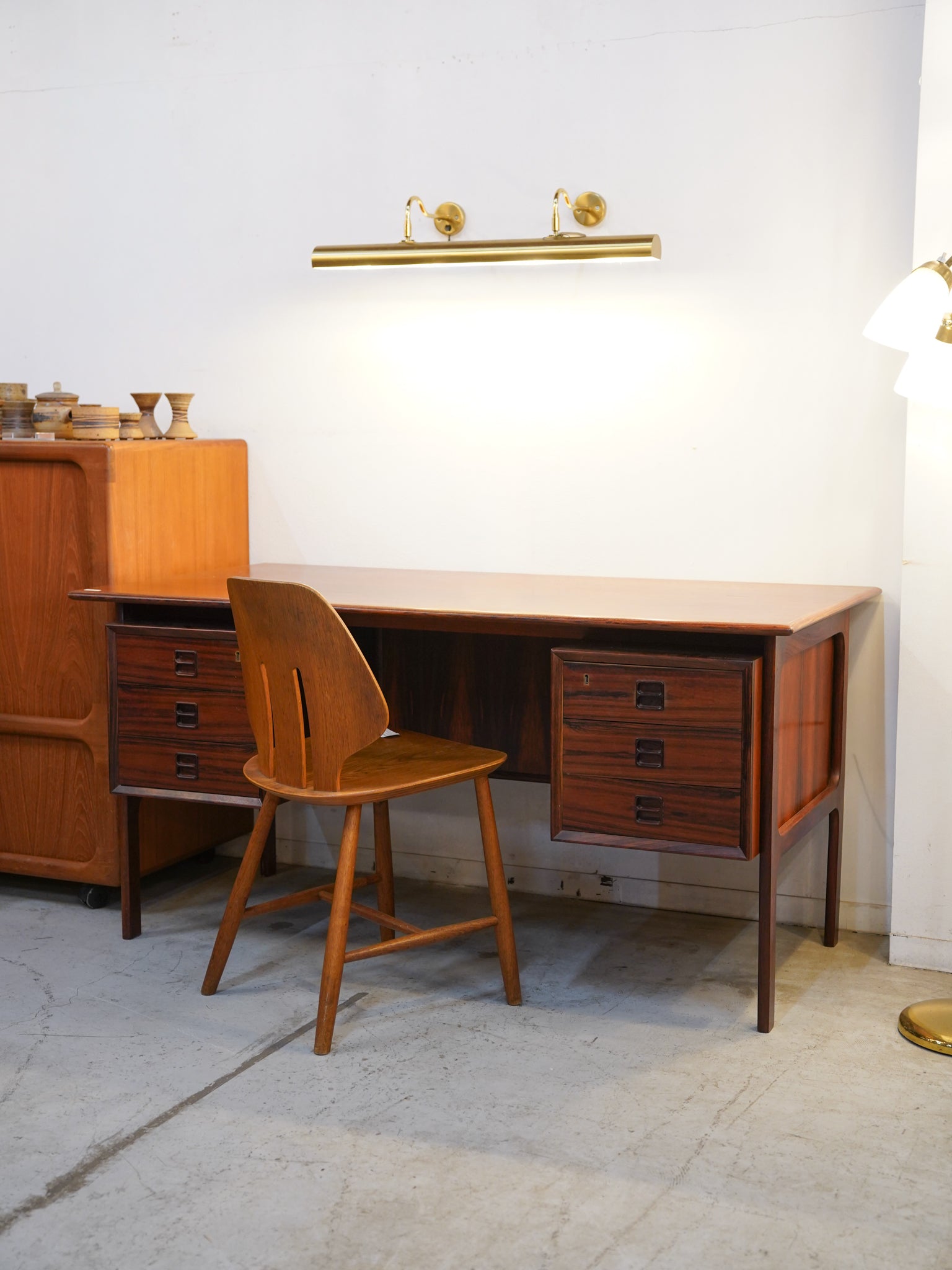 Brouer , Erik Brouer - ウッド デスク - 1960's , Denmark - 大和店