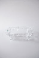 Orrefors社 <br>クリスタル ガラストレイ<br>cerote antiques - ヴィンテージ SHARK ATTACK