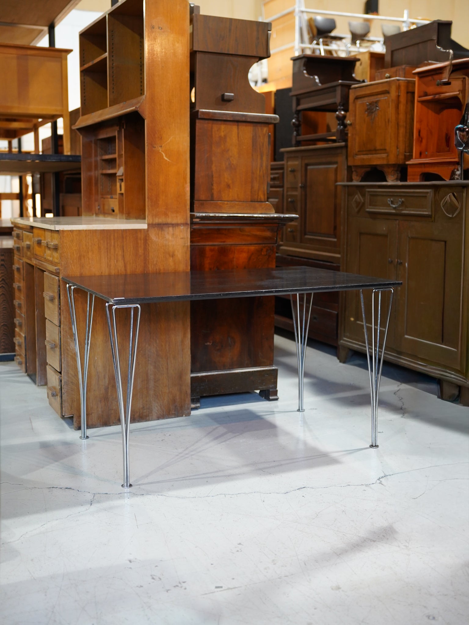 Fritz Hansen , Piet Hein & Bruno Mathsson & Arne Jacobsen - ダイニング テーブル - 1995 , Denmark - 大和店・大阪店