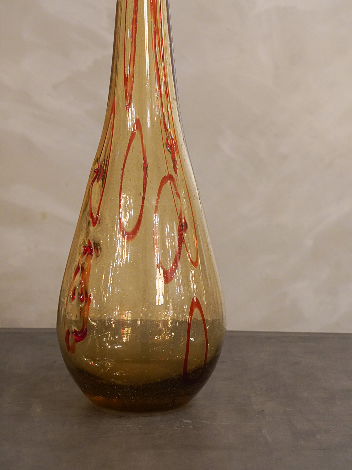 Murano - ガラスフラワーベース - 1960-70's , Italy