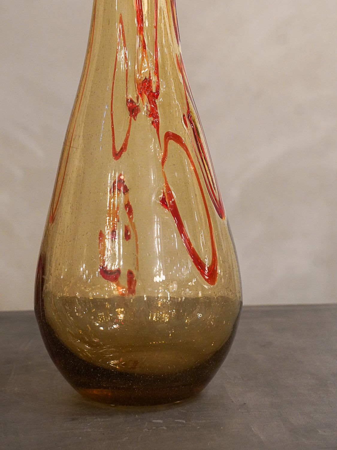 Murano - ガラスフラワーベース - 1960-70's , Italy