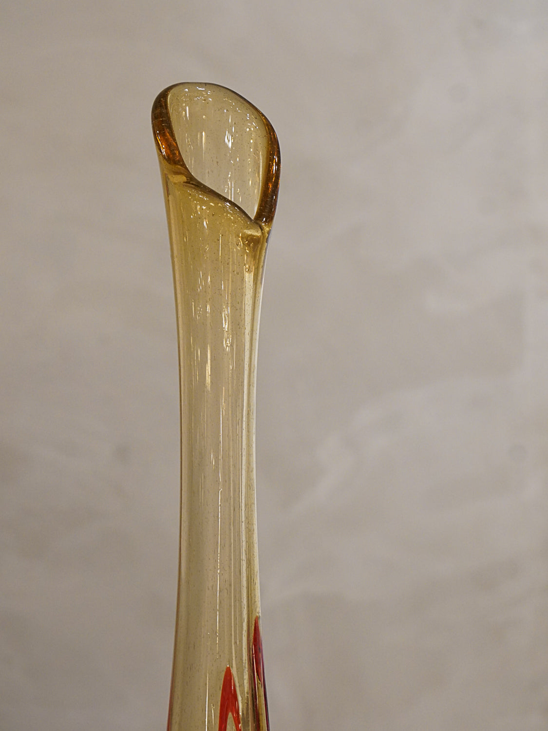 Murano - ガラスフラワーベース - 1960-70's , Italy