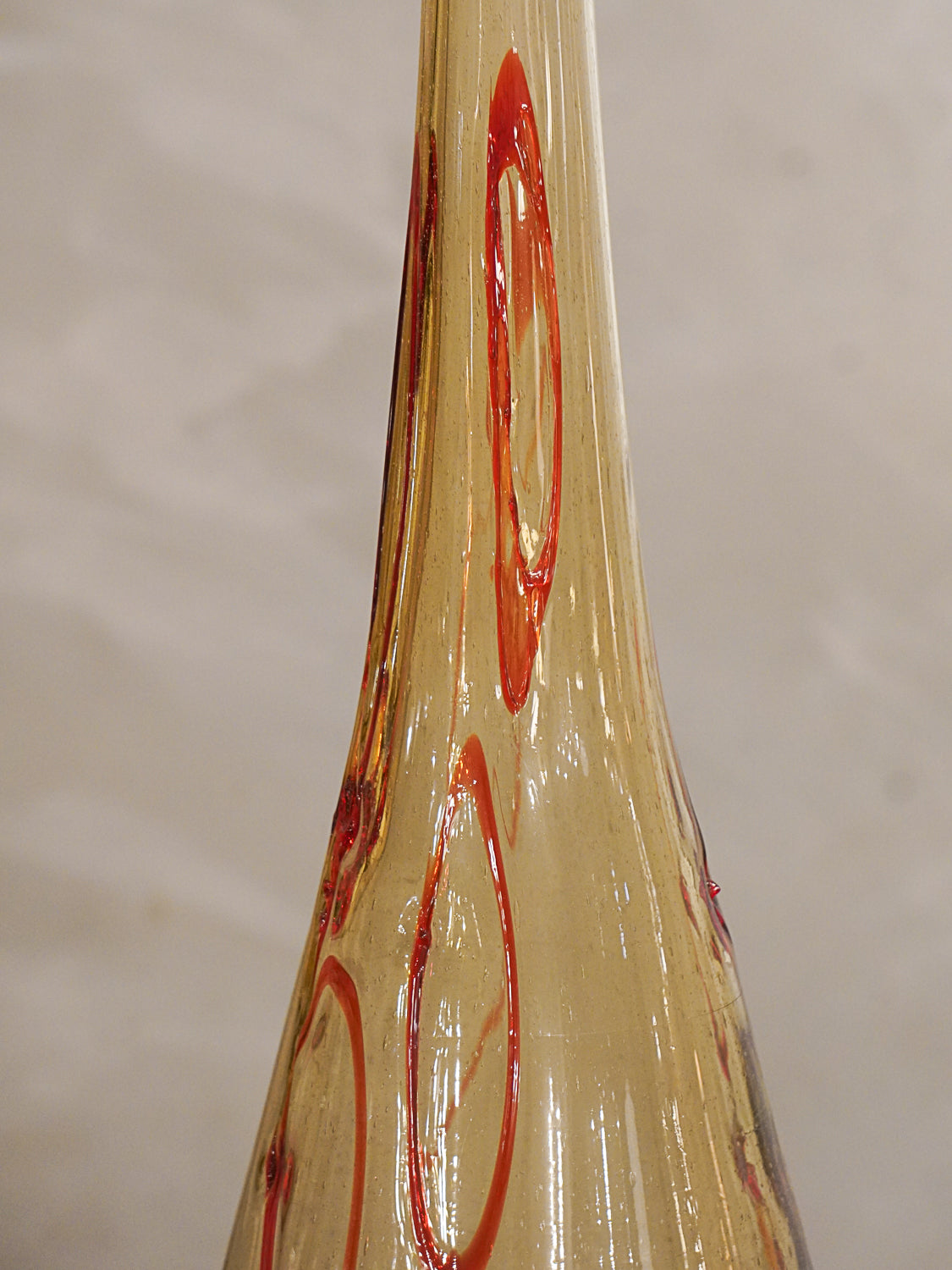 Murano - ガラスフラワーベース - 1960-70's , Italy