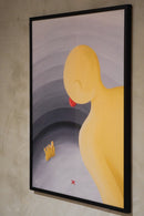 Kurt Hansen [Tør, tør ikke] <br>ウォールアート <br>Denmark<br>cerote antiques - ヴィンテージ SHARK ATTACK