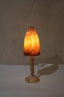 Alabaster Table lamp<br>1980-90's , Spain<br>bob's box - ヴィンテージ SHARK ATTACK