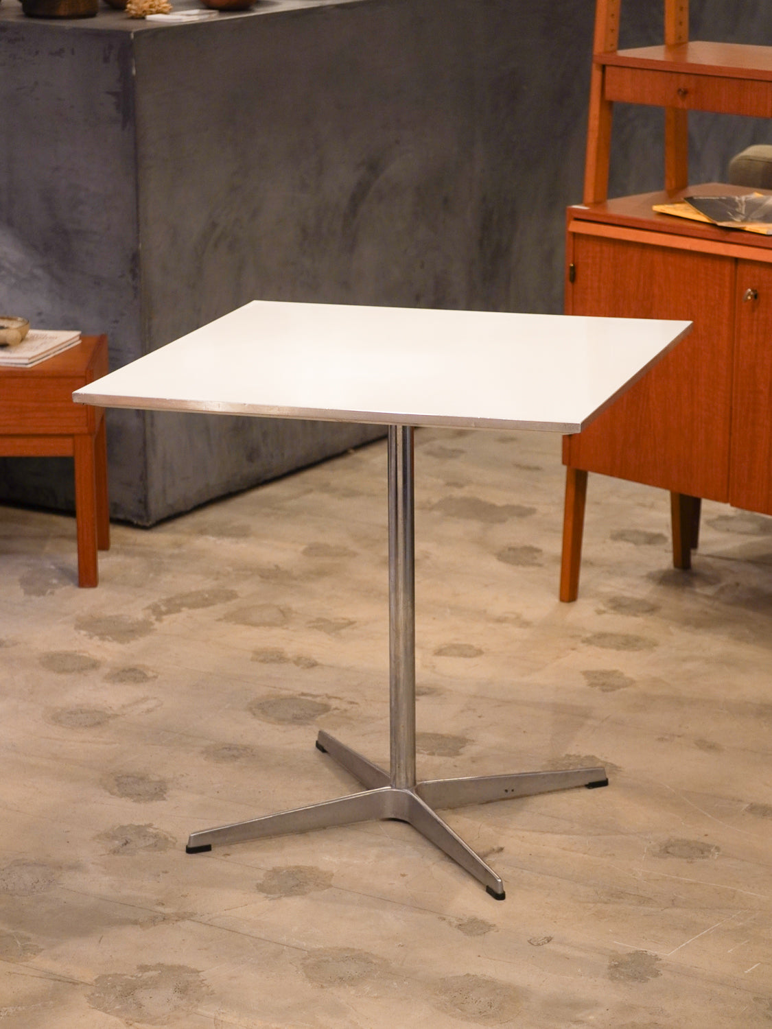 Fritz Hansen Piet Hein × Arne Jacobsen - 4スターベース スクエアテーブル/カフェテーブル - Denmark 2000's - 大和店、cerote antiques、大阪店