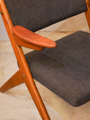 Randers Møbelfabrik , Arne Hovmand Olsen - ファブリック ラウンジチェア - 1950's -1960's , Denmark - bob's box