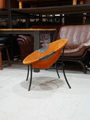 Lusch & Co <br>レザー バルーンチェア <br>1960's , West Germany <br> 大阪店