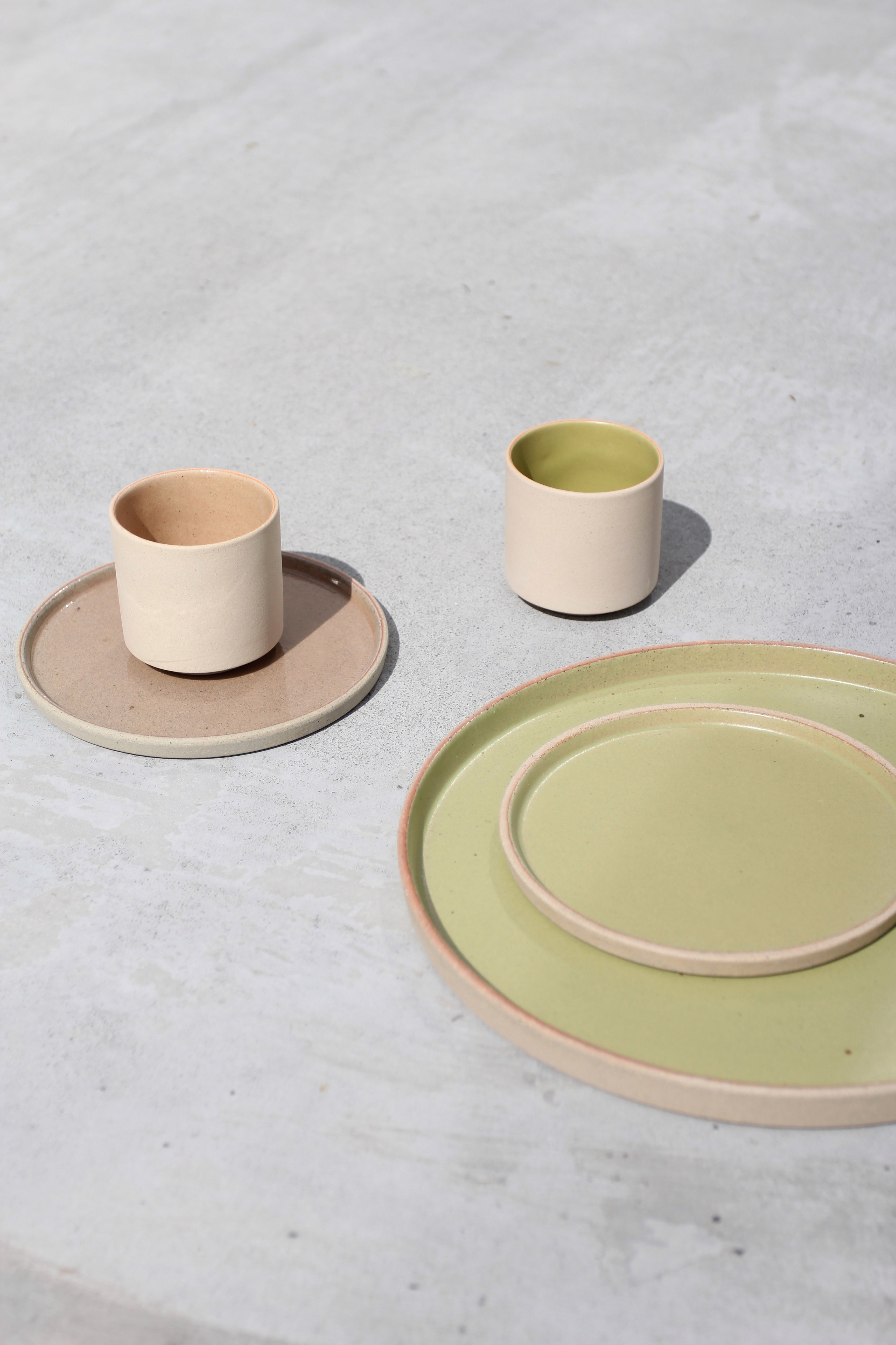 ONE KILN CERAMICS<br>FLAT PLATE L / Lime green <br>reload店・大阪店 - ヴィンテージ SHARK ATTACK