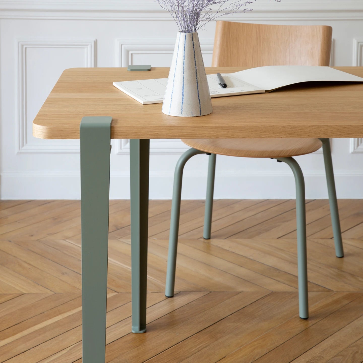TIPTOE - Table and desk leg – 75 cm - EUCALYPTUS GRAY - 大阪店