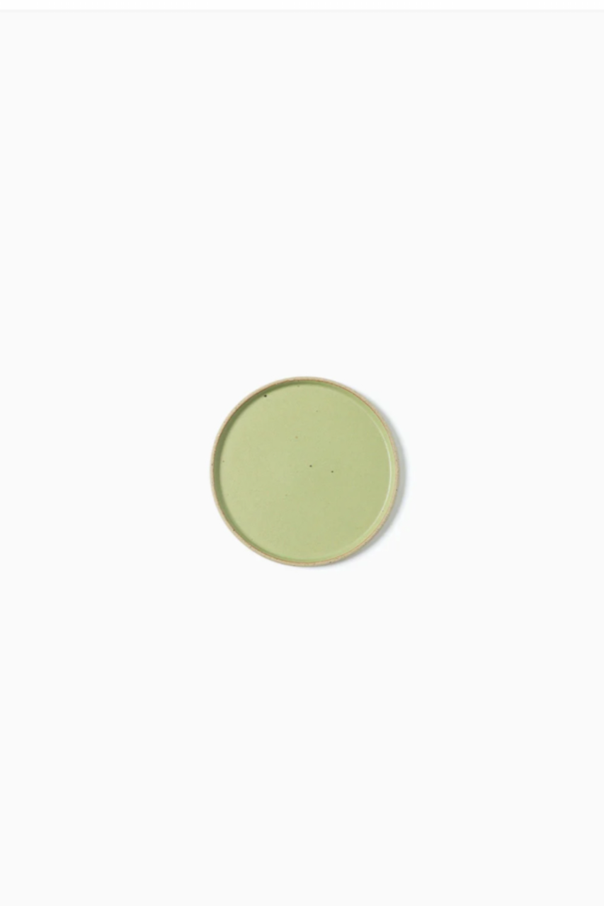ONE KILN CERAMICS<br>FLAT PLATE S / Lime green <br>大阪店 - ヴィンテージ SHARK ATTACK