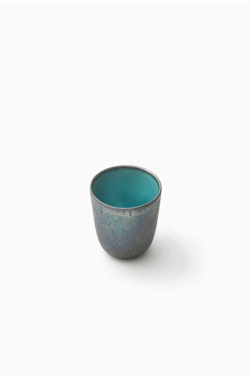 ONE KILN CERAMICS<br>PETIT CUP ash×blue <br>大阪店 - ヴィンテージ SHARK ATTACK