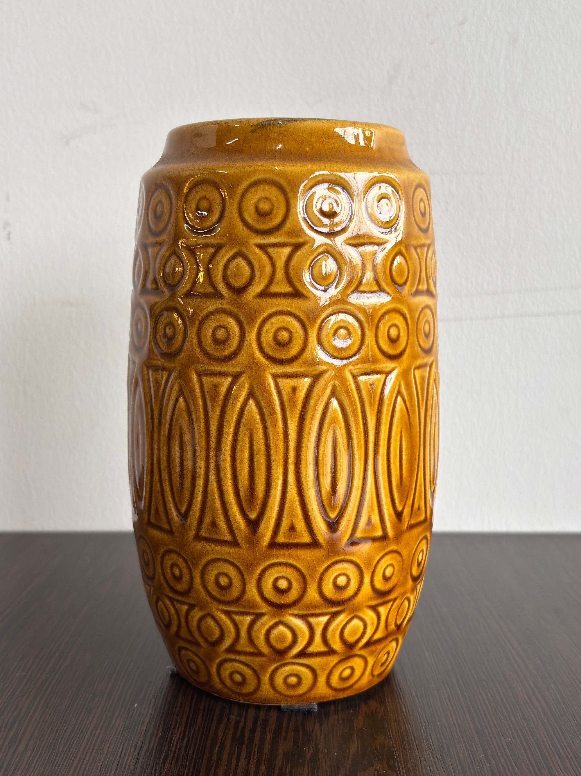 Scheurich 264/18 - Fat Lava - セラミック フラワーベース - 1960's , West Germany - cerote antiques
