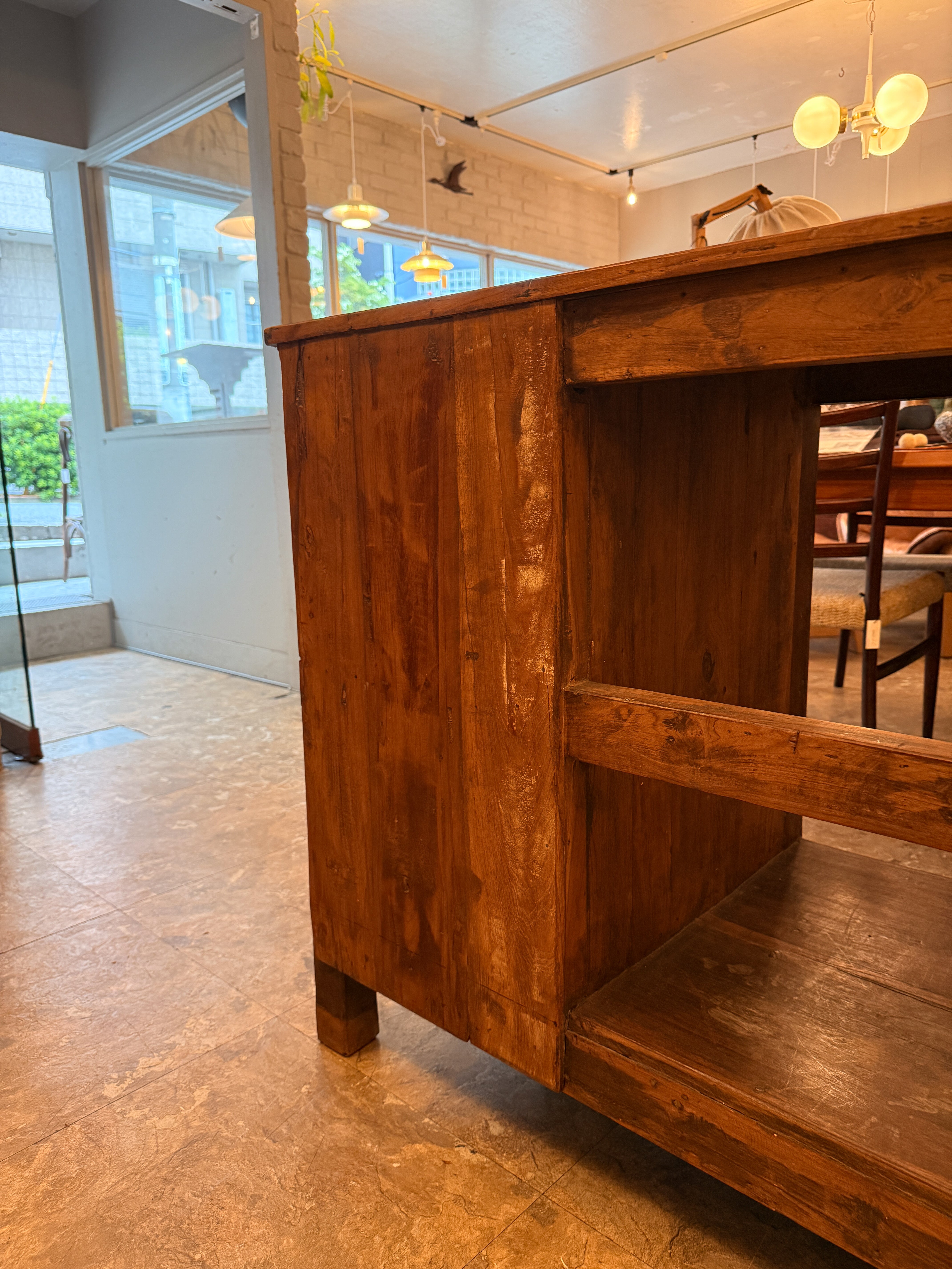 ロングワークテーブル - India - cerote antiques