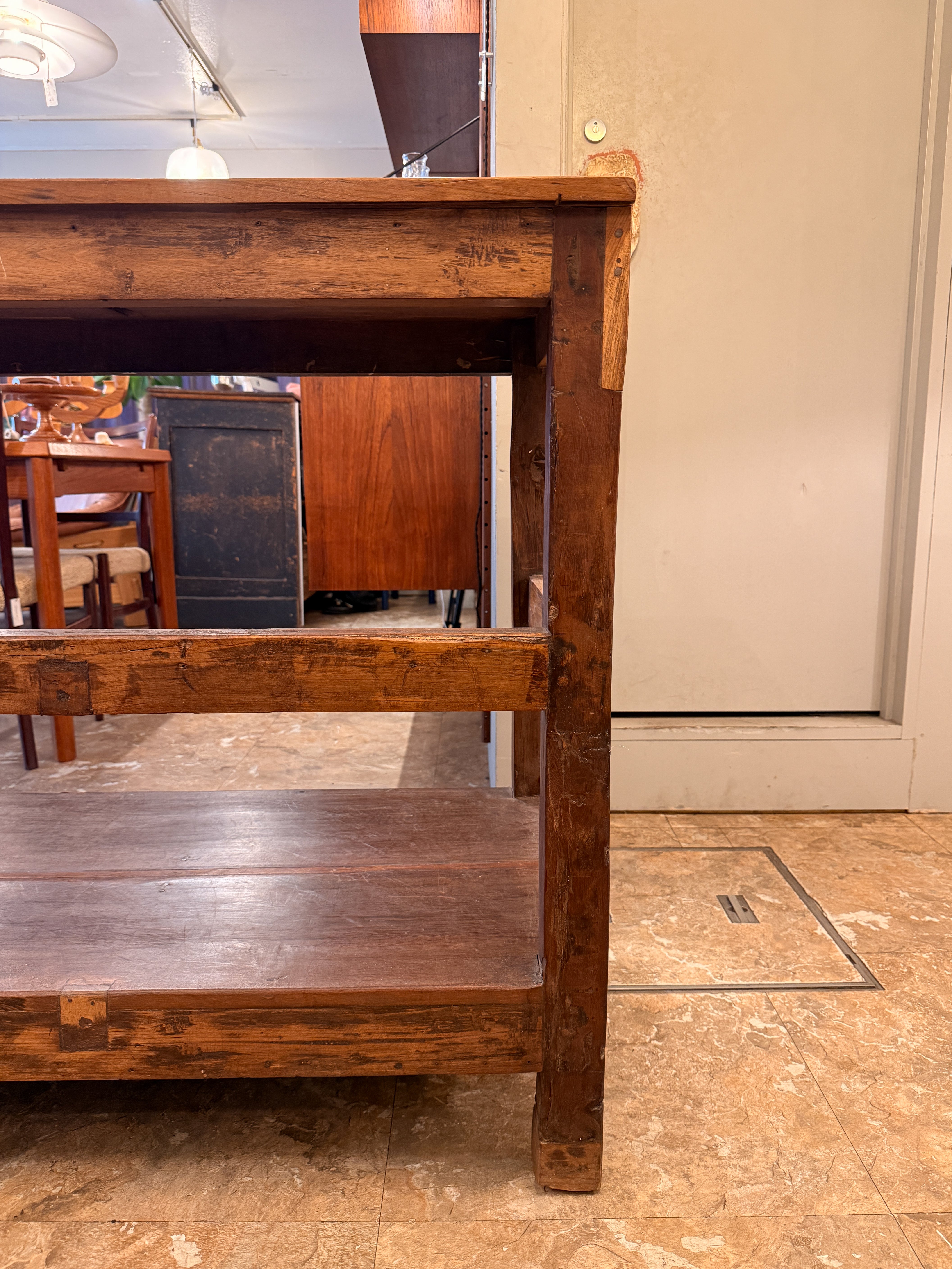 ロングワークテーブル - India - cerote antiques